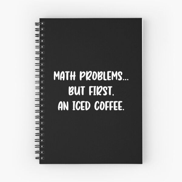 Item preview, Math Problems... But First, an Iced Coffee – Funny Coffee Lover Teacher Design designed and sold by Mustapha  ALAHAYANE.