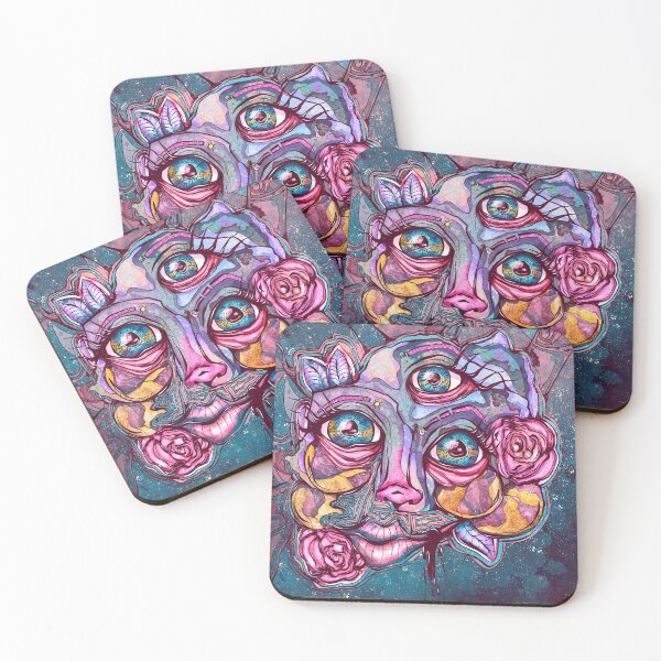 Item preview, Spacey Roses Portrait  designed and sold by crestfallenmermaid.