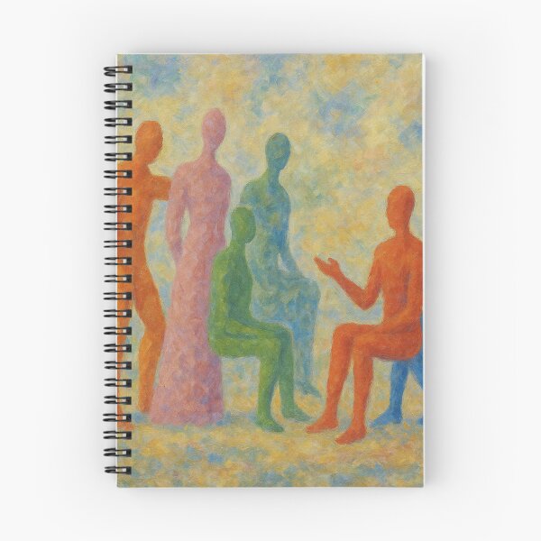 Item preview, Le Corbusier colourful gathering - Impressionist Style designed and sold by SLGA-Designs.