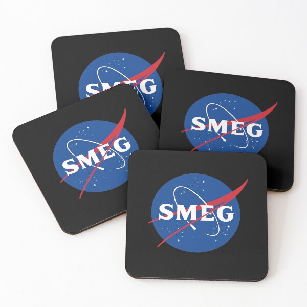 Item preview, SMEG - Red Dwarf NASA Style Logo designed and sold by This Is Fine.