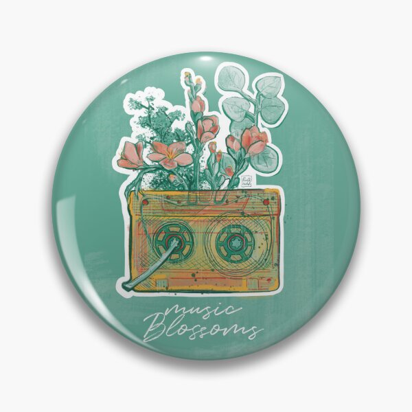 Item preview, Blooming Cassette Music Lover designed and sold by Illustrachel.