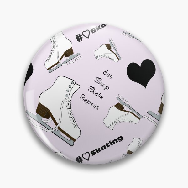 Item preview, Eat, Sleep, Skate, Skates and Hearts Repeat- 2025 Pastel Collection designed and sold by PD-Skating.