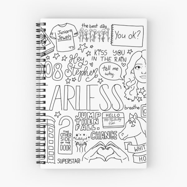 Item preview, Fearless Swiftie Lyrics Doodles designed and sold by Rae & Nova.