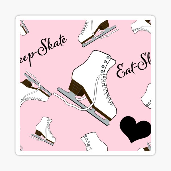 Eat, Sleep, Skate Repeat- 2025 Pastel Collection Sticker
