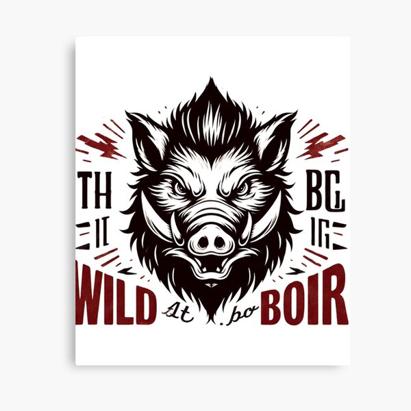 Item preview, The Big Wild Boar designed and sold by Mi-Nel-Bu.
