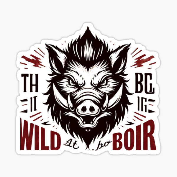Item preview, The Big Wild Boar designed and sold by Mi&Nel&Bu.