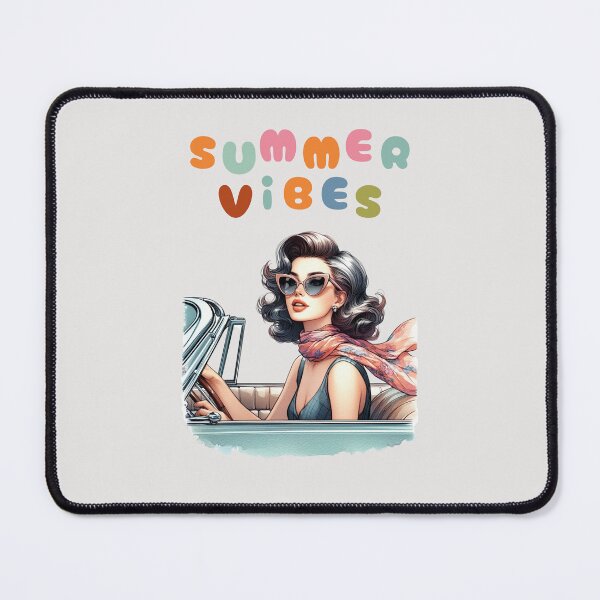Item preview, Summer vibes, woman in car, posh designed and sold by Coolparrotgirl.
