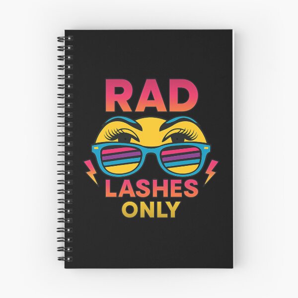 Item preview, RAD Lashes Only – Neon Retro Shirt for Lash Artists designed and sold by lashluxetees.