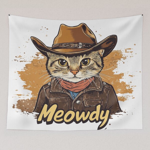 Artikelvorschau, Meowdy entworfen und verkauft von Zen Lael.