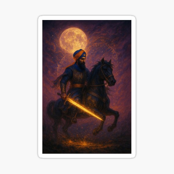 Item preview, Divine Warrior Under the Mystic Moon designed and sold by LoveInAir.