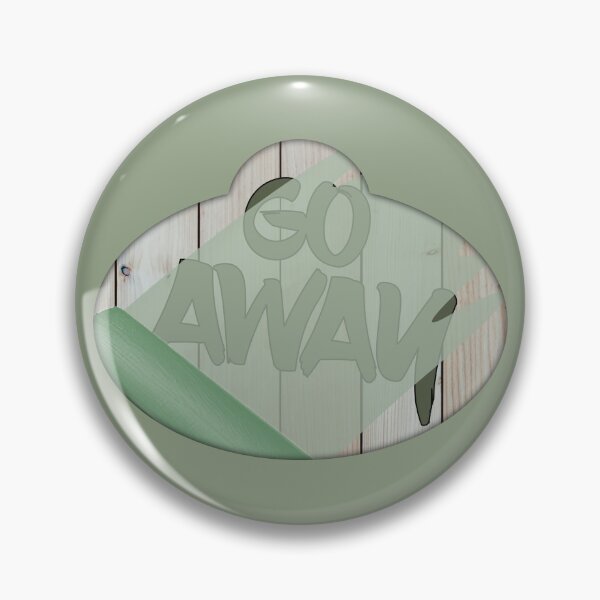 Item preview, Go Away - Nametag Inspired Artwork designed and sold by Park Personalities // The Cast Closet.