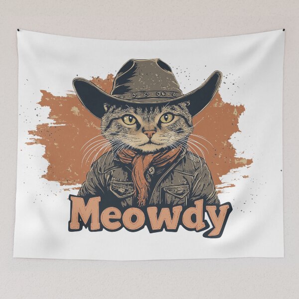 Artikelvorschau, Meowdy entworfen und verkauft von Zen Lael.