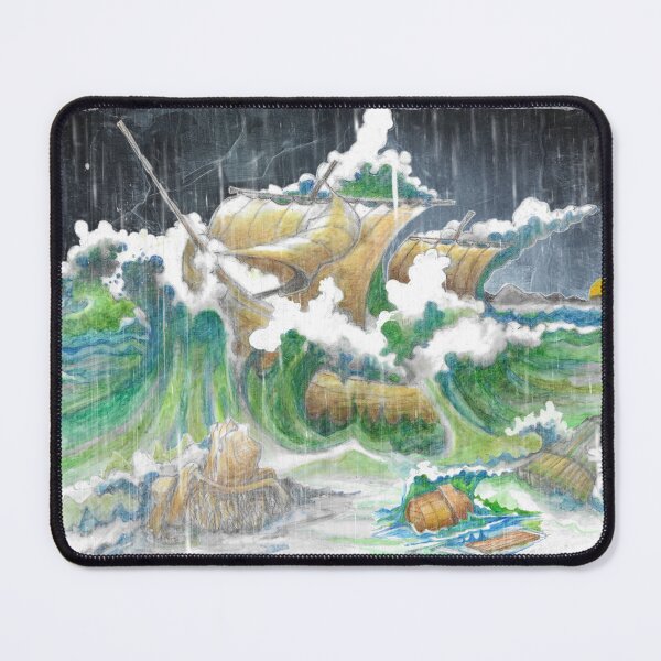 Item preview, Merchant Ship in Storm designed and sold by A Studio for Unlimited ideas.