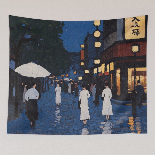 Item preview, Kobe | Post-impressionist painting style designed and sold by ComicsFactory.