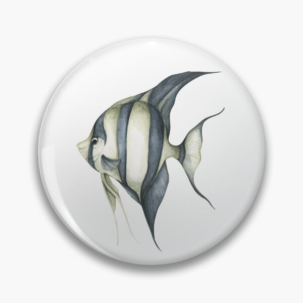 Artikelvorschau, Gestreifter Fisch entworfen und verkauft von Pinprint.