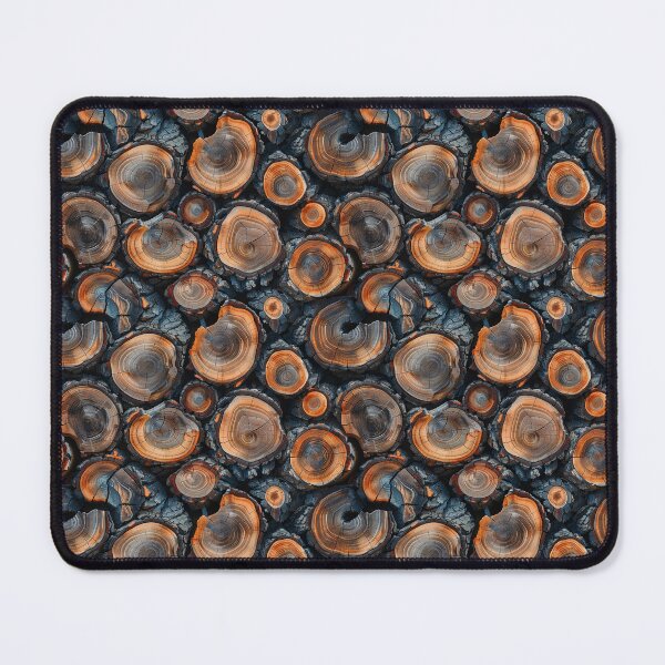Item preview, Burnt Wood Grain Mosaic designed and sold by NTGUILTY.