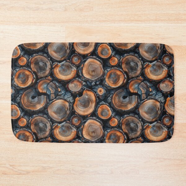 Item preview, Burnt Wood Grain Mosaic designed and sold by NTGUILTY.