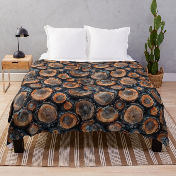 Item preview, Burnt Wood Grain Mosaic designed and sold by NTGUILTY.