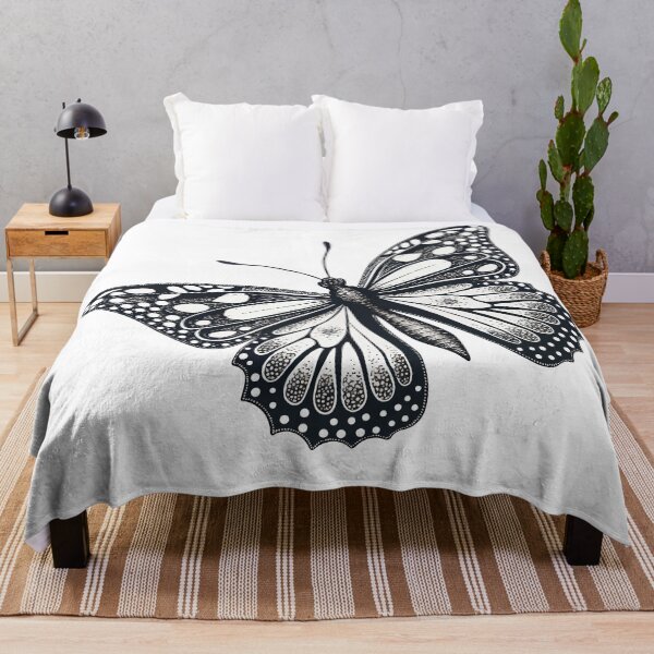 Item preview, Black Aesthetic Butterfly – Elegant Nature-Inspired Design designed and sold by PnrArtDesign.