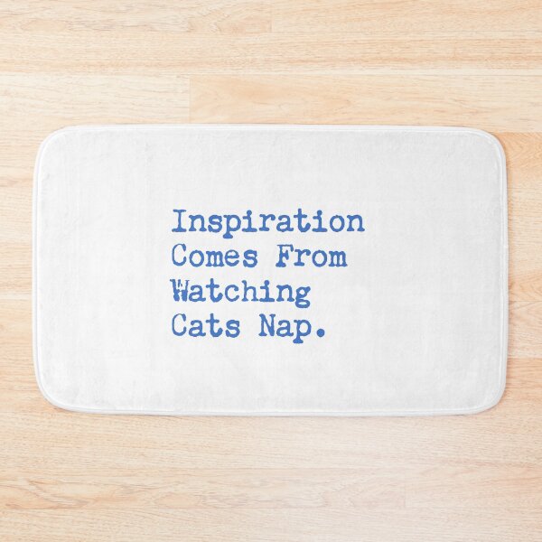 Item preview, Inspiration Comes from Watching Cats Nap designed and sold by jazzydevil.