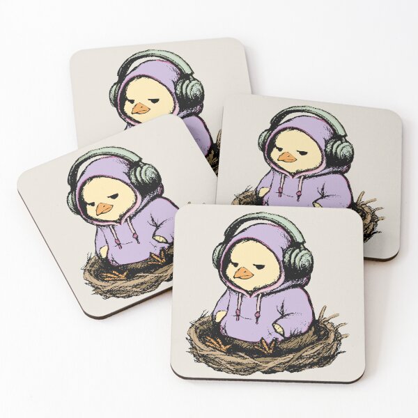 Item preview, Chick with headphones designed and sold by Laragon11.