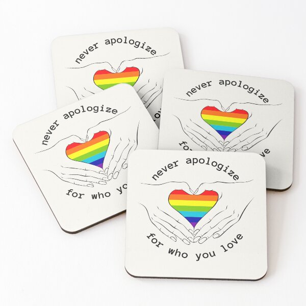 Item preview, Pride - Never Apologize For Who You Love designed and sold by 502Templates.