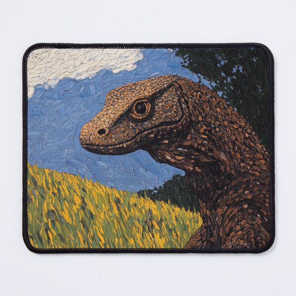 Item preview, Komodo dragon | Post-impressionist painting style designed and sold by ComicsFactory.
