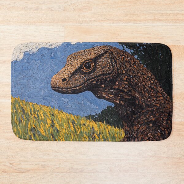 Item preview, Komodo dragon | Post-impressionist painting style designed and sold by ComicsFactory.