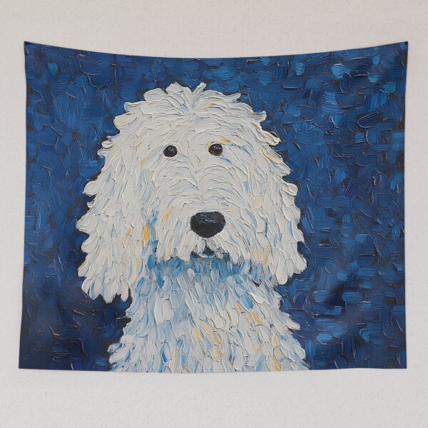 Item preview, Komondor | Post-impressionist painting style designed and sold by ComicsFactory.