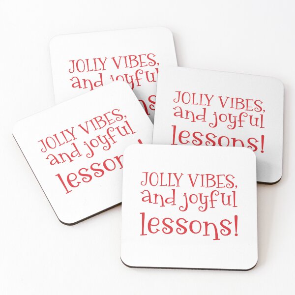Item preview, Jolly vibes and joyful lessons (Christmas design) designed and sold by jazzydevil.