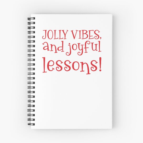 Item preview, Jolly vibes and joyful lessons (Christmas design) designed and sold by jazzydevil.