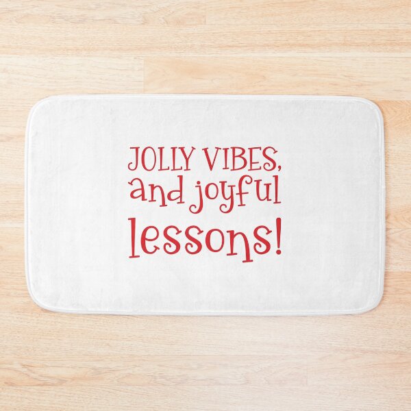 Item preview, Jolly vibes and joyful lessons (Christmas design) designed and sold by jazzydevil.
