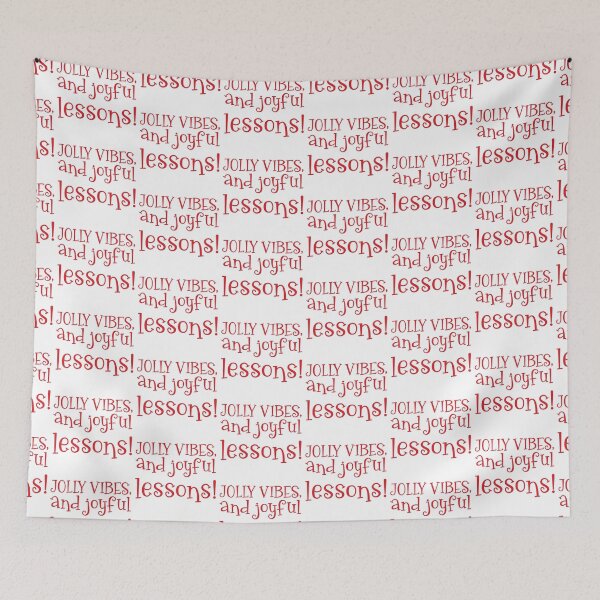 Item preview, Jolly vibes and joyful lessons (Christmas design) designed and sold by jazzydevil.