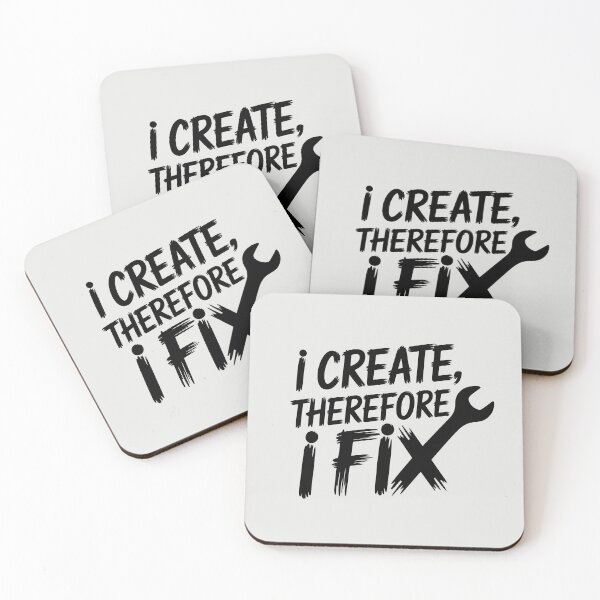 Item preview, I Create, Therefore I Fix designed and sold by Jollys-ArtShop.
