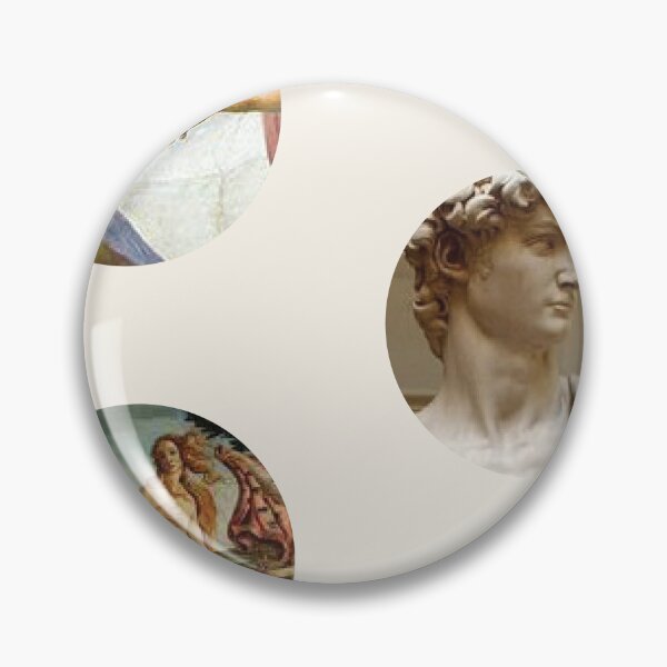 Item preview, Michelangelo Artsy Stickers  designed and sold by Ashley Moen.