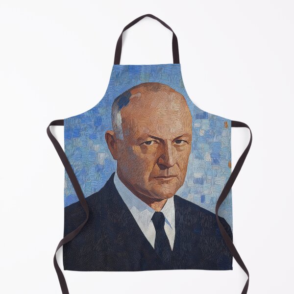 Item preview, Konrad Adenauer | Post-impressionist painting style designed and sold by ComicsFactory.