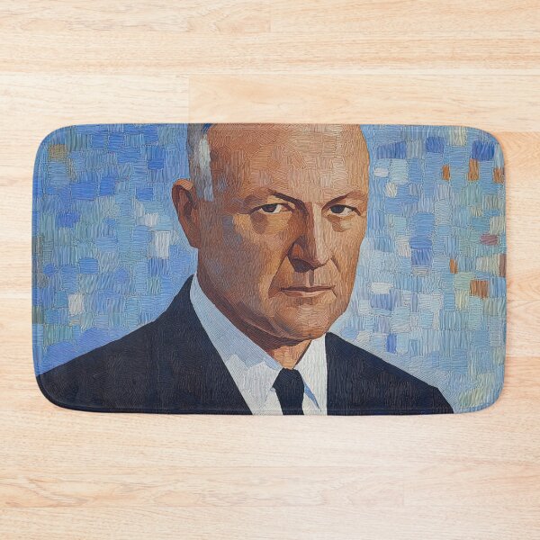 Item preview, Konrad Adenauer | Post-impressionist painting style designed and sold by ComicsFactory.