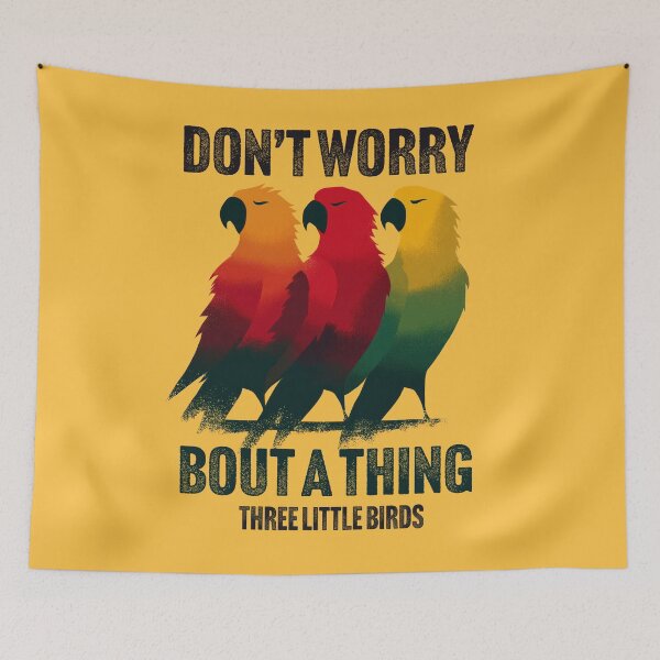 Item preview, Three Little Birds - Don't Worry - Reggae designed and sold by blackdogshop.