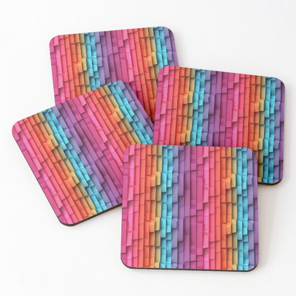 Item preview, Chromatic 3D Block Cascade designed and sold by NTGUILTY.