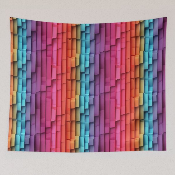 Item preview, Chromatic 3D Block Cascade designed and sold by NTGUILTY.