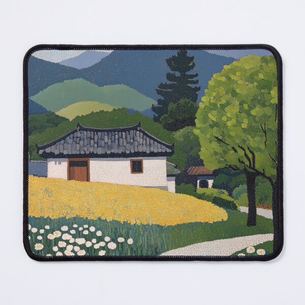 Item preview, Korea landscape | Post-impressionist painting style designed and sold by ComicsFactory.