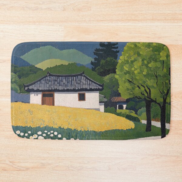 Item preview, Korea landscape | Post-impressionist painting style designed and sold by ComicsFactory.