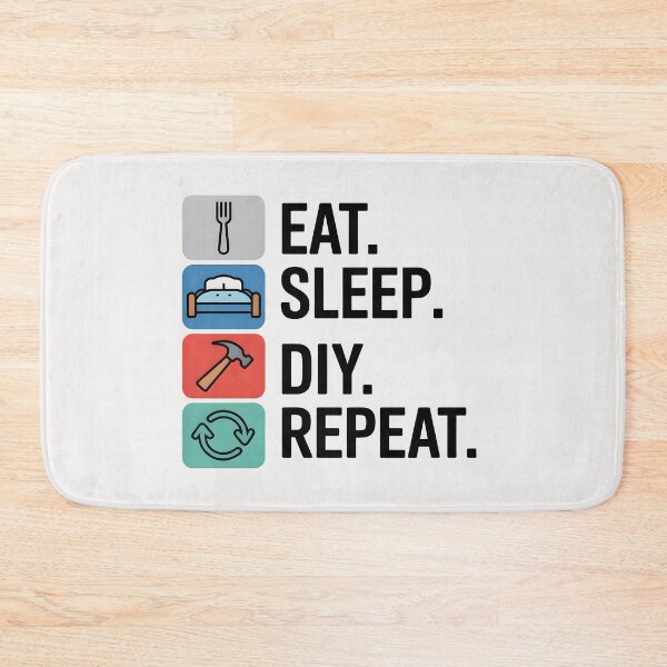 Item preview, Eat. Sleep. DIY. Repeat. designed and sold by Jollys-ArtShop.