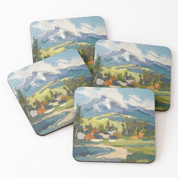 Item preview, The Old Village Under the Peak designed and sold by AJSRPrints.