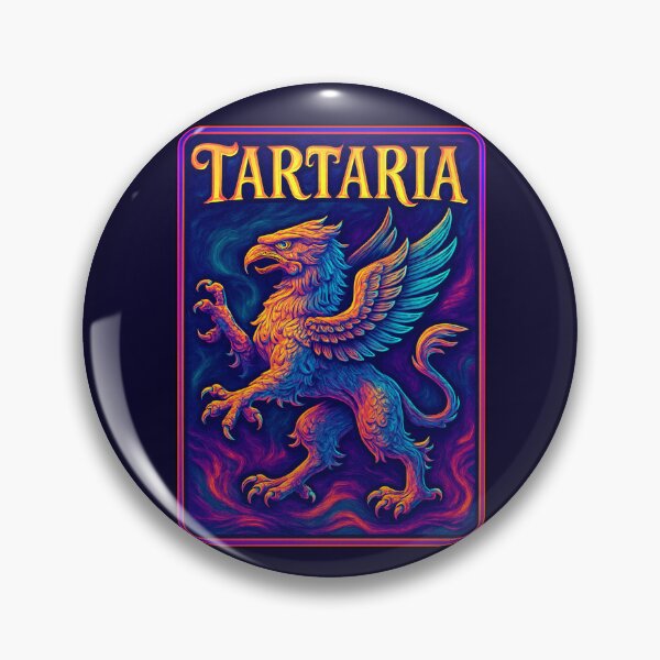 Item preview, Tartarian Empire Griffin – Psychedelic Tartaria Crest Symbol designed and sold by NatIntrovertSoc.