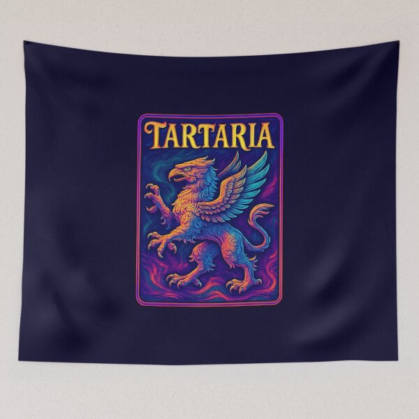 Item preview, Tartarian Empire Griffin – Psychedelic Tartaria Crest Symbol designed and sold by NatIntrovertSoc.