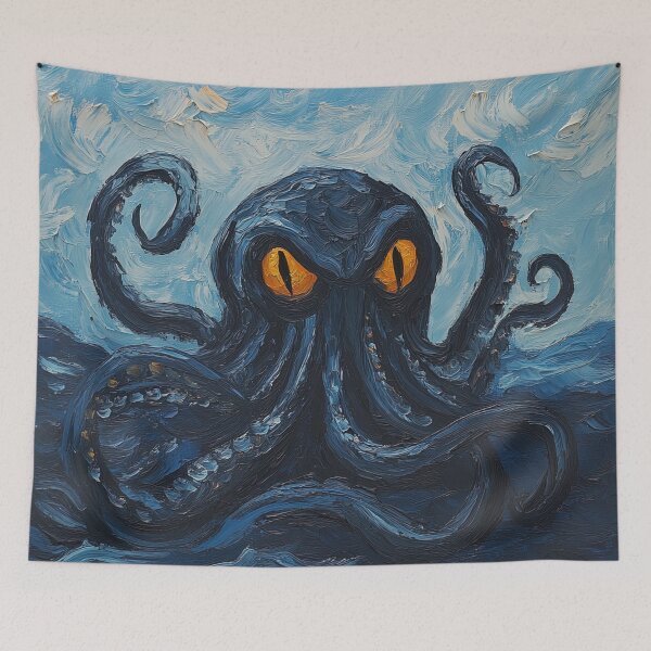 Item preview, Kraken | Post-impressionist painting style designed and sold by ComicsFactory.