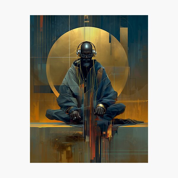 Vista previa del artículo con la obra «Sabiduría O.G.», diseñado y vendido por SurrealeyeSEA.