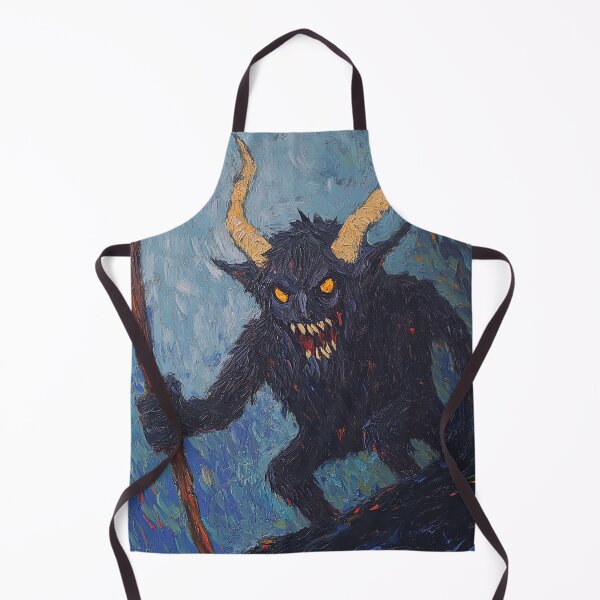 Item preview, Krampus | Post-impressionist painting style designed and sold by ComicsFactory.