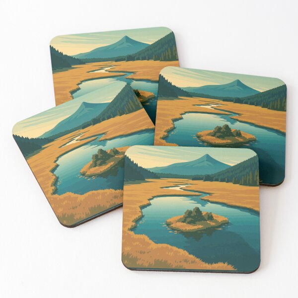 Item preview, Grass Lake Vintage Poster designed and sold by ~ Roodpart ~ Owen White.
